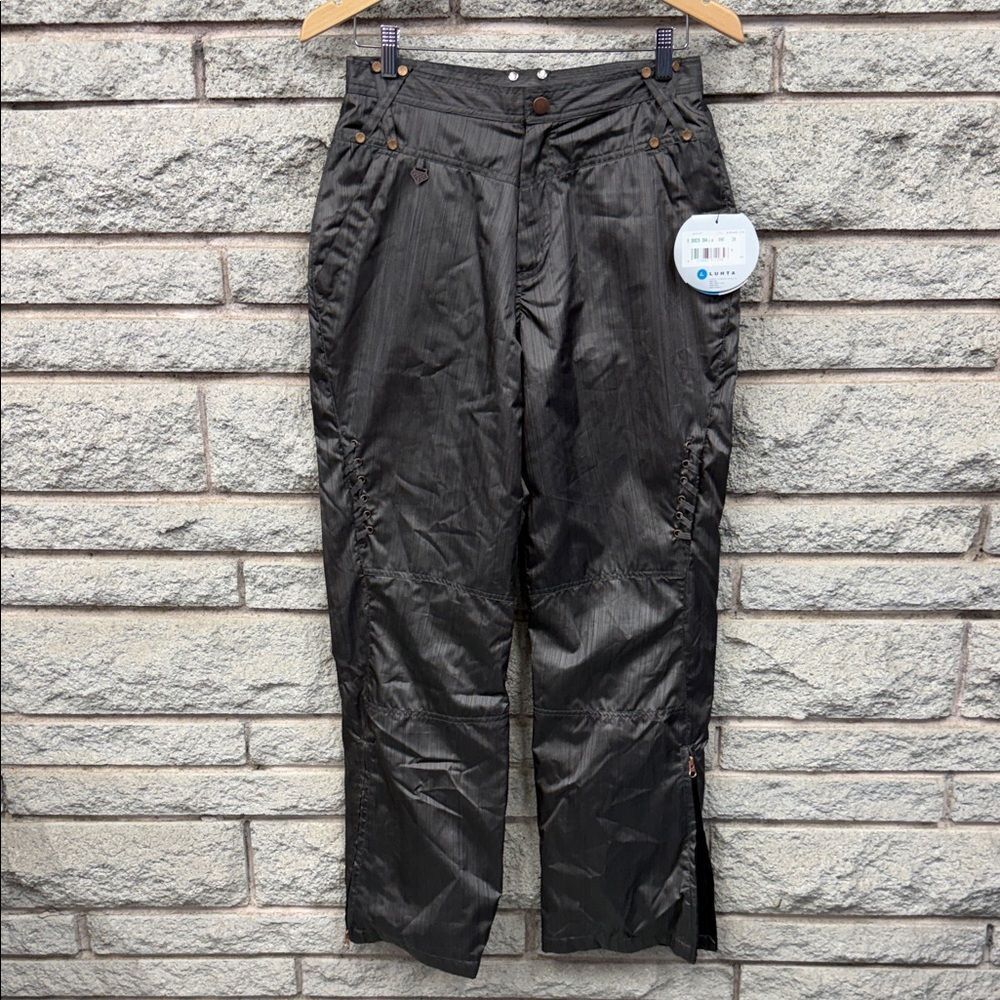 Women's Dark Gray and Copper Spring Pants